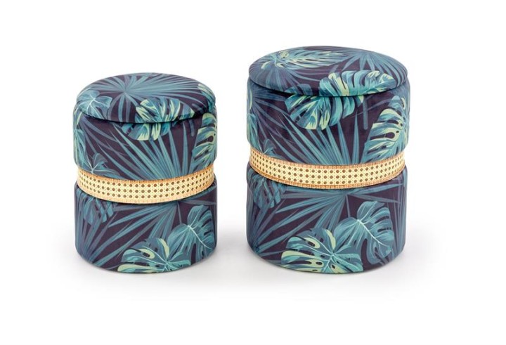 Набор пуфов CONGO Halmar Разноцветный